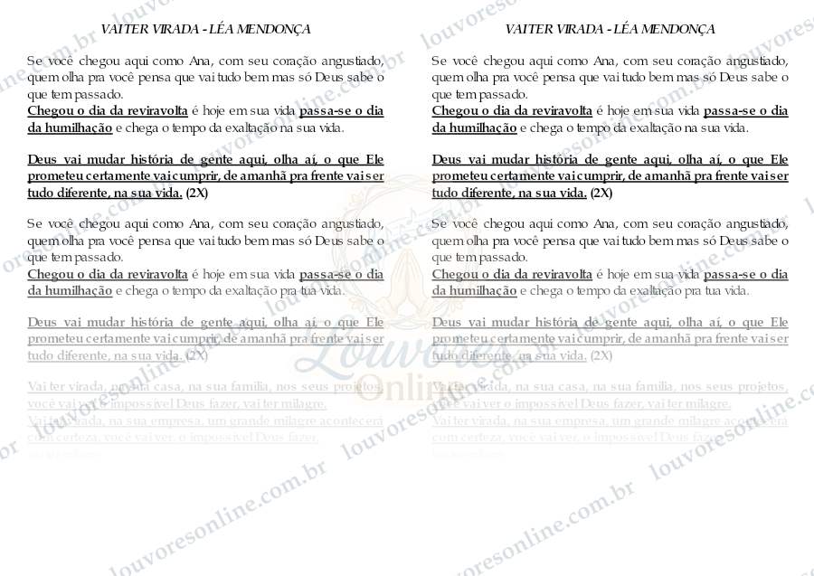 Prévia de Vai Ter Virada