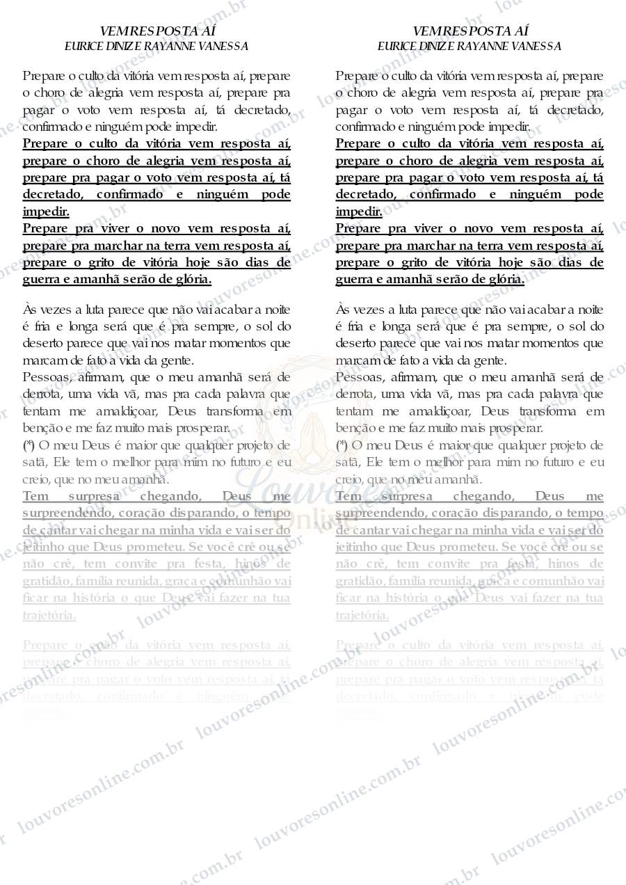 Prévia de Vem Resposta Aí