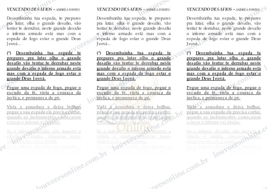 Prévia de Vencendo Desafios