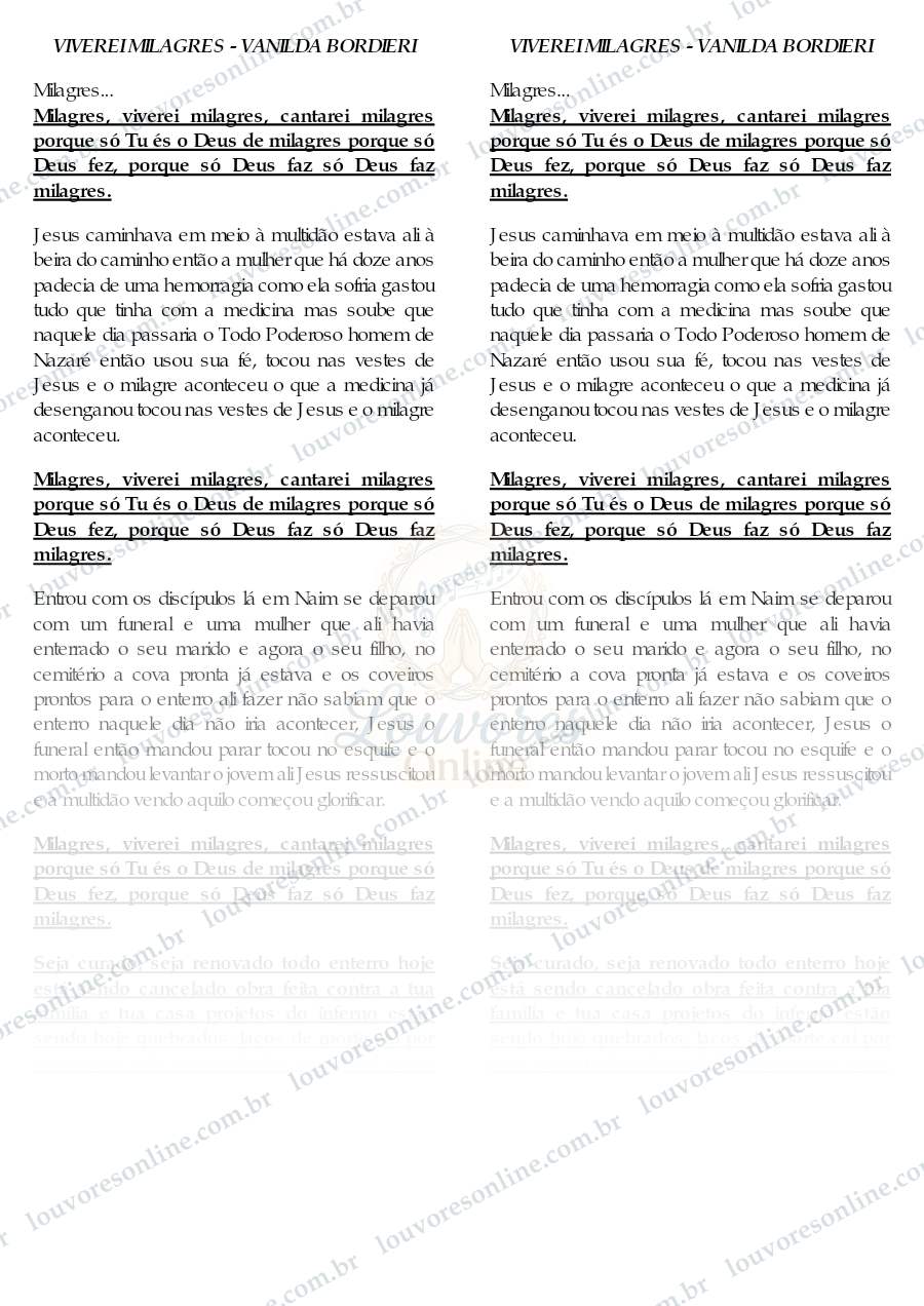 Prévia de Viverei Milagres